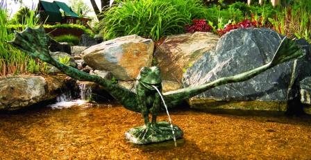 buy Aquascape Brass - Crazy Legs Spitters / Fountain for Water Gardens & Ponds